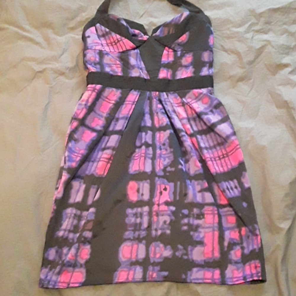 EUC patterned Lipsy mini  dress